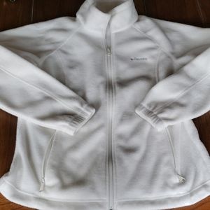 White Columbia fleece